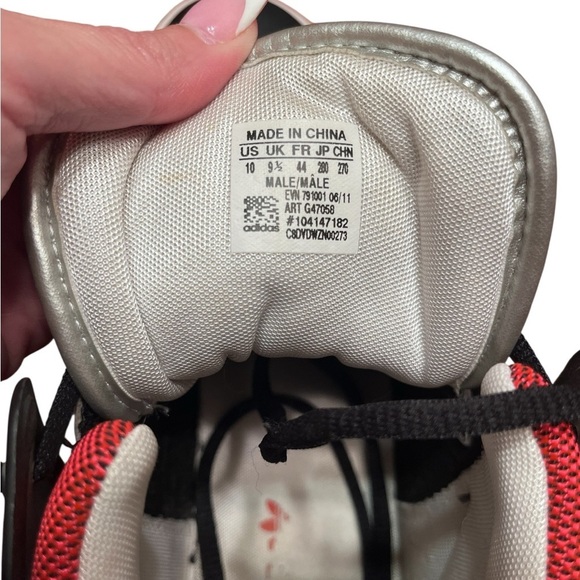 Adidas Roundhouse Mid Orange/Black/Silver Size 10 - Picture 6 of 6